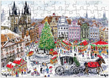 Award-winning designer, illustrator, and creative director Michael Storrings captures the spirit of the holiday season all over the world with twelve illustrations; one each on twelve 80-piece puzzles. One puzzle a day for the 12 days of Christmas. Galison puzzles are packaged in matte-finish sturdy boxes, perfect for gifting, reuse, and storage. Inserts of the 12 full puzzle image is included.

Box Size: 11.25 x 8.25 x 5.25”, 286 x 210 x 133 mm
Twelve 80 Piece Puzzles; 5 x 7”, 127 x 178 mm
Includes 12 Puzz