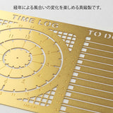 Midori Calendar Template Stencil - Time Log