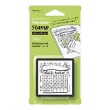 Midori Pre-inked Stamp Habit Tracker