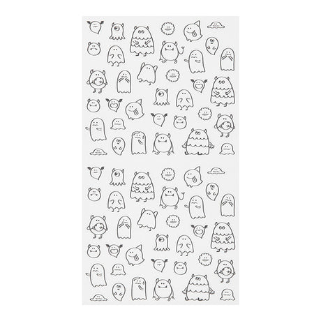 

The "Talking Monster Pattern" is a fun design that collects lively and fun monsters. Cute design that can be enjoyed as an addition to the speech bubble.&nbsp;You can express your mood of the day with the unique expressions of the cute monsters.
