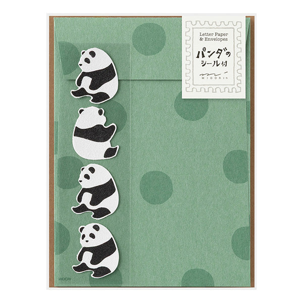 This letter set comes with a fluffy animal sticker. The letter paper is a small size that can be used like a single stroke of paper, and the envelope is conveniently sized to hold photos.
The letter has a moderate length, so it's easy to use for small thank-you letters or letters in everyday life.