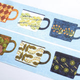 Cozyca Products - Midori Asano Washi Tape - My Favorite Mugs

Washi tape by illustrator Midori Asano. Cute mugs with chubby shapes are lined up.
It's fun to spend time thinking about which mug to use today.mThe shiny, casually sprinkled gold foil stamping is also stylish.

20mm wide x 5m long