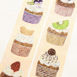 Cozyca Products - Midori Asano Washi Tape - THREE O' CLOCK

Washi tape by illustrator Midori Asano. During snack time at 3 o'clock, there are a lot of cute cupcakes. They all look very delicious! It has a stylish design with a subtly sprinkled gold foil stamping.

20mm wide x 5m long