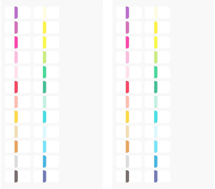 Midori Chiratto Index Tab - Small - Vivid Color