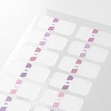 Midori Chiratto Index Tab will bring cute varying shades of pink to your planner's indexing. Thanks to its removable adhesive, the sticker can be removed easily and cleanly. You can use the numbers from 1 to 12 to mark the months of your planner.

One pack contains 4 sets of 12 numbered index tabs (48 index tabs in total).
