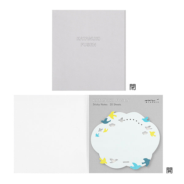 The "Wreath" design features delicate white florals in a wreath. It has a simple and easy-to-write design. If you peek out the die-cut part from a notebook or notebook, you can even use it like a bookmark.&nbsp;

The bottom of the sticker is glued, and when attached, the top floats slightly. The glue part is cut out as little as possible to prevent tearing when flipped.

Includes 20 notes in each package