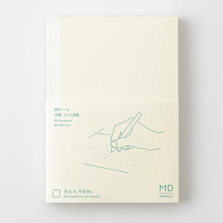 Crafted in Japan, this minimalist notebook is designed to enhance your writing experience. Inside, you'll find the high-quality Midori Diary (MD) paper, first developed in 1960 and refined ever since. Midori has rigorously tested this paper with various writing instruments to ensure quality, checking for ink feathering or bleeding, drying time, the smoothness of pen tips on the surface, and the tactile feel. The result is a paper that resists bleeding and feathering and is fountain-pen friendly, ensuring a 