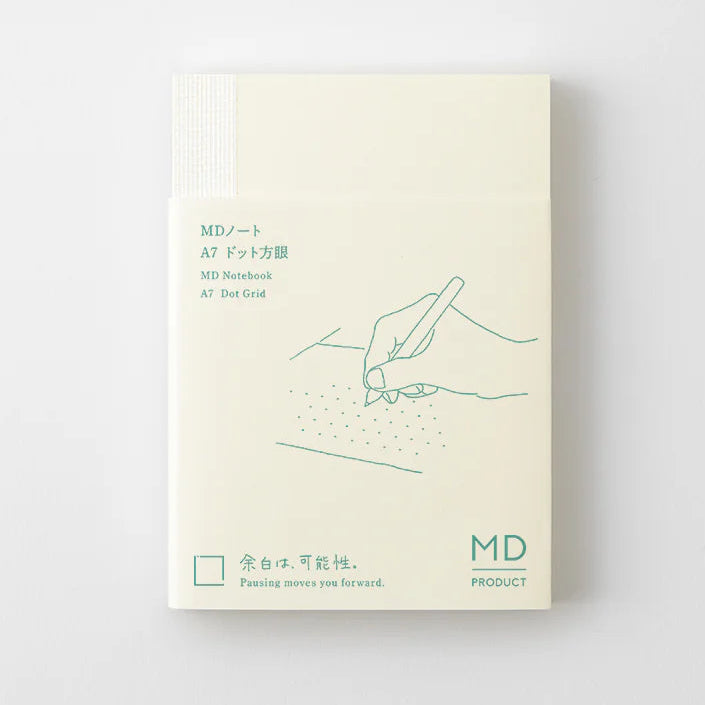 MD Notebook A7 Dot Grid – Midori MD Paper Products – Little Craft Place