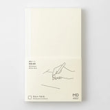 Crafted in Japan, this minimalist notebook is designed to enhance your writing experience. Inside, you'll find the high-quality Midori Diary (MD) paper, first developed in 1960 and refined ever since. Midori has rigorously tested this paper with various writing instruments to ensure quality, checking for ink feathering or bleeding, drying time, the smoothness of pen tips on the surface, and the tactile feel. The result is a paper that resists bleeding and feathering and is fountain-pen friendly, ensuring a 