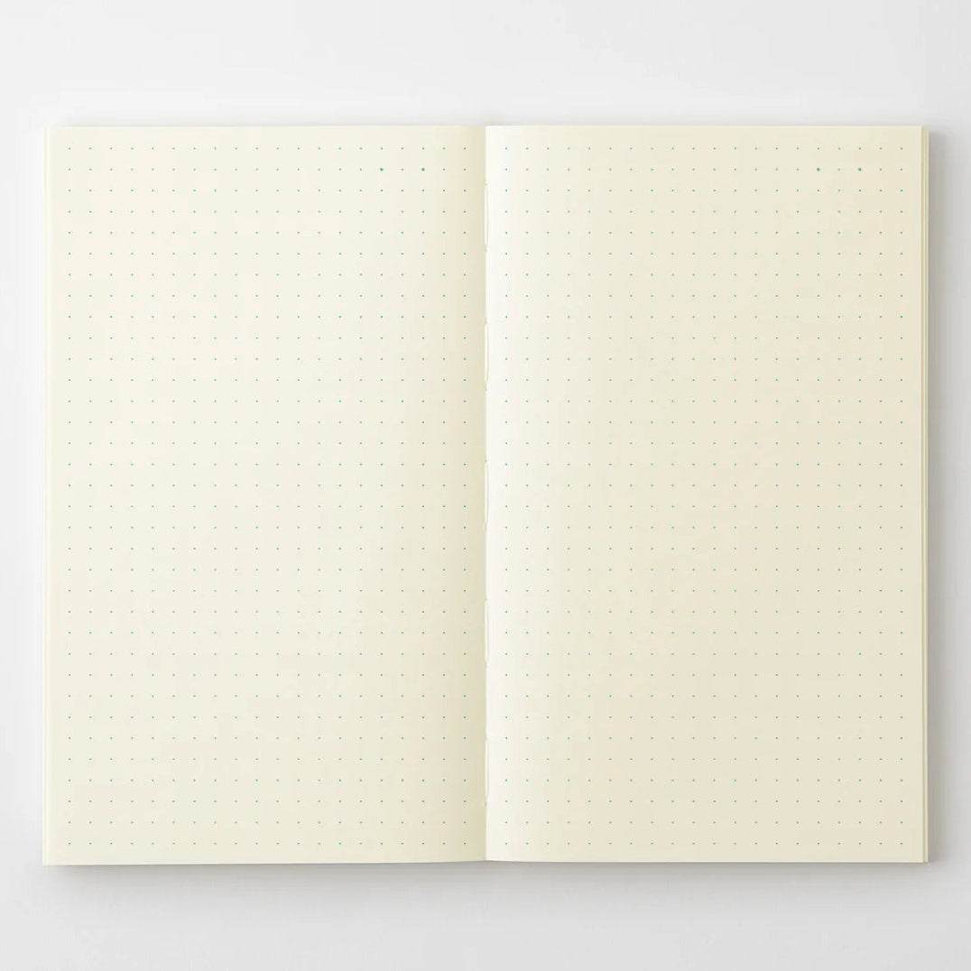 Crafted in Japan, this minimalist notebook is designed to enhance your writing experience. Inside, you'll find the high-quality Midori Diary (MD) paper, first developed in 1960 and refined ever since. Midori has rigorously tested this paper with various writing instruments to ensure quality, checking for ink feathering or bleeding, drying time, the smoothness of pen tips on the surface, and the tactile feel. The result is a paper that resists bleeding and feathering and is fountain-pen friendly, ensuring a 