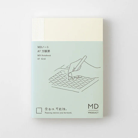 Crafted in Japan, this minimalist notebook is designed to enhance your writing experience. Inside, you'll find the high-quality Midori Diary (MD) paper, first developed in 1960 and refined ever since. Midori has rigorously tested this paper with various writing instruments to ensure quality, checking for ink feathering or bleeding, drying time, the smoothness of pen tips on the surface, and the tactile feel. The result is a paper that resists bleeding and feathering and is fountain-pen friendly, ensuring a 