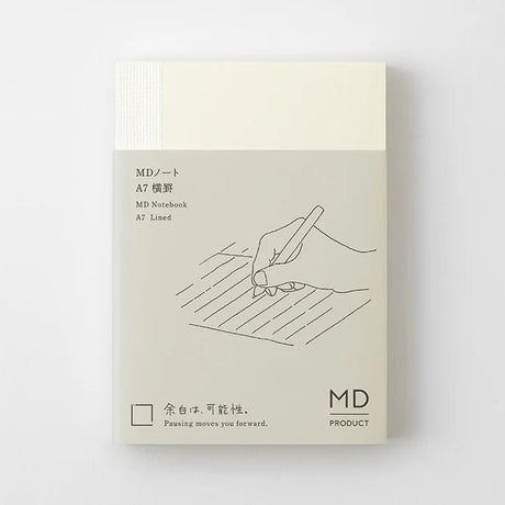 Crafted in Japan, this minimalist notebook is designed to enhance your writing experience. Inside, you'll find the high-quality Midori Diary (MD) paper, first developed in 1960 and refined ever since. Midori has rigorously tested this paper with various writing instruments to ensure quality, checking for ink feathering or bleeding, drying time, the smoothness of pen tips on the surface, and the tactile feel. The result is a paper that resists bleeding and feathering and is fountain-pen friendly, ensuring a 