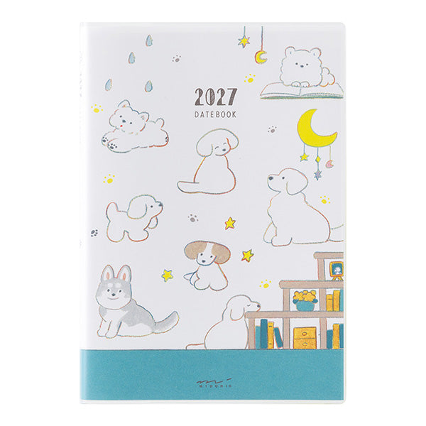 A fun diary with illustrations&nbsp;that change every month

Month: Starting January 2027 (15 months)
Weekly: Starting January 2027 (12 months)

A planner recommended for those who want to write lots of schedules and notes. Comes with convenient indexes. After each month's monthly block page, there is a two-page one-week spread (right side memo) page.