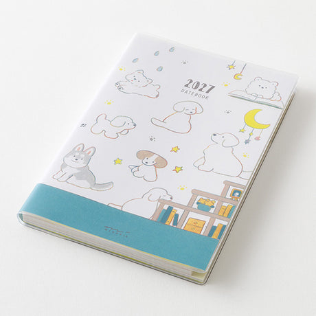 A fun diary with illustrations&nbsp;that change every month

Month: Starting January 2027 (15 months)
Weekly: Starting January 2027 (12 months)

A planner recommended for those who want to write lots of schedules and notes. Comes with convenient indexes. After each month's monthly block page, there is a two-page one-week spread (right side memo) page.