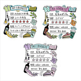 Midori Pre-inked Stamp-Favorites