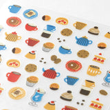 Midori Sticker Sheet - Cafe


The "café pattern" is a collection of delicious items that are likely to be on the café menu, such as café lattes, tea, pancakes, and baked goods, and is perfect for when you want to take a break.