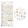Midori Sticker Sheet - Small Cat

The "Cat Pattern <s>" is a small size that is easy to use on the monthly block page of your notebook. The design has a cute design with various cat expressions and movements.