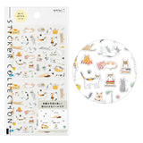 Midori Sticker Sheet - Small Cat

The "Cat Pattern <s>" is a small size that is easy to use on the monthly block page of your notebook. The design has a cute design with various cat expressions and movements.