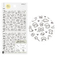 Midori Sticker Sheet - Small Dog

The "Dog Pattern <s>" is a small size that is easy to use on the monthly block page of your notebook. The various dogs' expressions and movements are cute, and the design has an attractive gentle atmosphere.