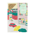 Yuru Log is a notebook series that allows anyone to easily keep a record of their daily lives in a "loose and fun" way. Yuru means Relax and Log stand for Record. It is perfect for people who want to enjoy recording their daily lives while decorating their notebooks or diaries but are not good at layout or drawing, or for beginners who are interested but find it difficult to get started.

The "Lifestyle Pattern" is a design created by illustrator Rie Koizumi, known for her casual, gentle touch drawn with co