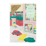 Yuru Log is a notebook series that allows anyone to easily keep a record of their daily lives in a "loose and fun" way. Yuru means Relax and Log stand for Record. It is perfect for people who want to enjoy recording their daily lives while decorating their notebooks or diaries but are not good at layout or drawing, or for beginners who are interested but find it difficult to get started.

The "Lifestyle Pattern" is a design created by illustrator Rie Koizumi, known for her casual, gentle touch drawn with co