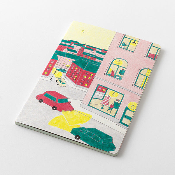 Yuru Log is a notebook series that allows anyone to easily keep a record of their daily lives in a "loose and fun" way. Yuru means Relax and Log stand for Record. It is perfect for people who want to enjoy recording their daily lives while decorating their notebooks or diaries but are not good at layout or drawing, or for beginners who are interested but find it difficult to get started.

The "Lifestyle Pattern" is a design created by illustrator Rie Koizumi, known for her casual, gentle touch drawn with co