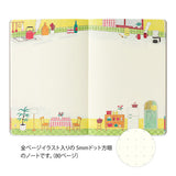Yuru Log is a notebook series that allows anyone to easily keep a record of their daily lives in a "loose and fun" way. Yuru means Relax and Log stand for Record. It is perfect for people who want to enjoy recording their daily lives while decorating their notebooks or diaries but are not good at layout or drawing, or for beginners who are interested but find it difficult to get started.

The "Lifestyle Pattern" is a design created by illustrator Rie Koizumi, known for her casual, gentle touch drawn with co