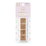 Midori Yuru Log Pre-inked Stamp - Sweets Pattern