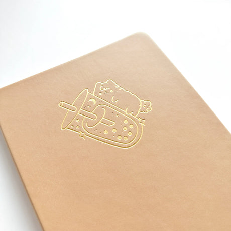 Milk Tea Journal in a beautiful, rich boba colour 🧋 with Gold Foil Logo ✨

Product Details:

Size: A5 (5.70 x 8.26 inches)
160 Dotted Grid Pages (5 x 5 mm)
2 Bookmarks
Elastic Band and Pen Holder
Expandable storage compartment