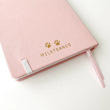 Soft pastel vegan leather bullet journal with delicate gold foil details, made to make your everyday planning feel a little more special ✨

Product Details:

Size: A5 (5.70 x 8.26 inches)
160 Dotted Grid Pages (5 x 5 mm)
2 Bookmarks
Elastic Band and Pen Holder
Expandable storage compartment