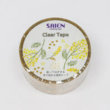 Mimosa Flower PET Clear Tape