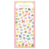A sticker sheet that features vivid and colorful images for daily living. These stickers are perfect for journaling, scrapbooking, and marking your calendar.