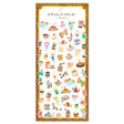 A sticker sheet that features vivid and colorful images for daily living. These stickers are perfect for journaling, scrapbooking, and marking your calendar.&nbsp;

• This package includes 1&nbsp;sheet of sticker
• Material: Washi Tape
• Package measures approx. 8" x 3.5"
• Made in Japan