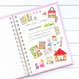 A sticker that incorporates Mindwave's character goods into miniature size is now available!
A large collection of "Heisei retro" characters who feel nostalgic and emo!
The pieces also include items that were actually on sale, so we recommend that you enjoy looking at every detail.

H175×W90mm
Transparent PET
1 Sticker sheet included