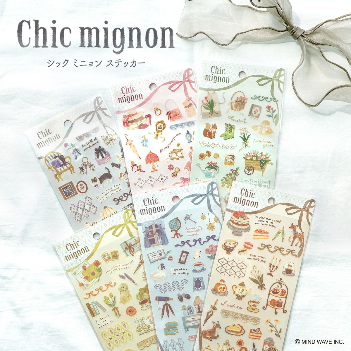 Mind Wave Sticker Sheet Chic Mignon