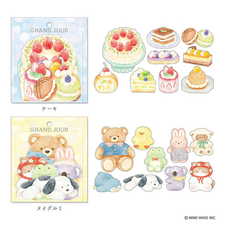 ✨ New large sticker flakes are here! Featuring adorable dessert themed illustrations, these stickers will brighten any page. Made from high‑quality, easy‑to‑write‑on paper, they’re ideal for journals, planners, and notes.