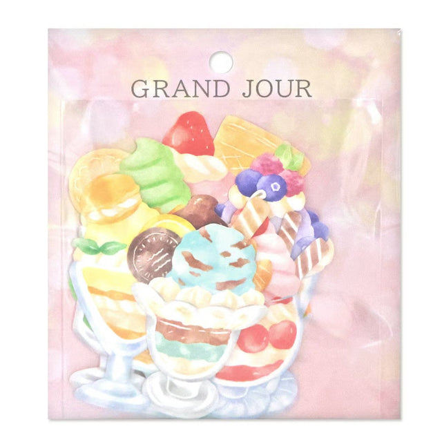 ✨ New large sticker flakes are here! Featuring adorable parfait themed illustrations, these stickers will brighten any page. Made from high‑quality, easy‑to‑write‑on paper, they’re ideal for journals, planners, and notes.