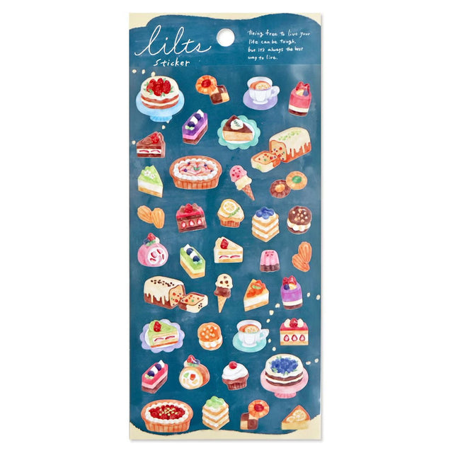 A small three-dimensional sticker is now available!
You can enjoy a miniature-like presence with 6 variations of sweets, animals, girls, and more.

Includes ONE sticker sheet.