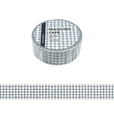 This is a standard masking tape with a width of 15 mm.
The lineup has increased to the popular plaid pattern.
Because it is simple, it is finished with a design full of care.