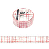This is a standard masking tape with a width of 15 mm.
The lineup has increased to the popular plaid pattern.


Width 15mm × Length 5m
Material: Washi paper
Includes 1 roll of washi