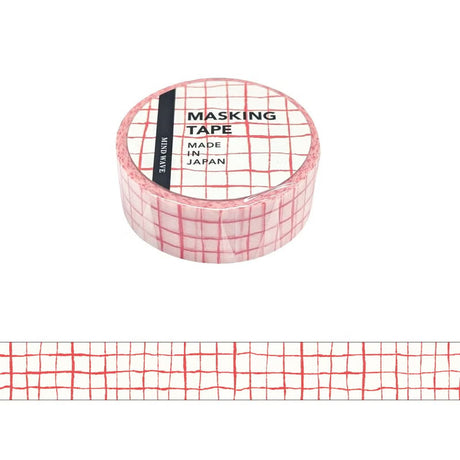 This is a standard masking tape with a width of 15 mm.
The lineup has increased to the popular plaid pattern.


Width 15mm × Length 5m
Material: Washi paper
Includes 1 roll of washi
