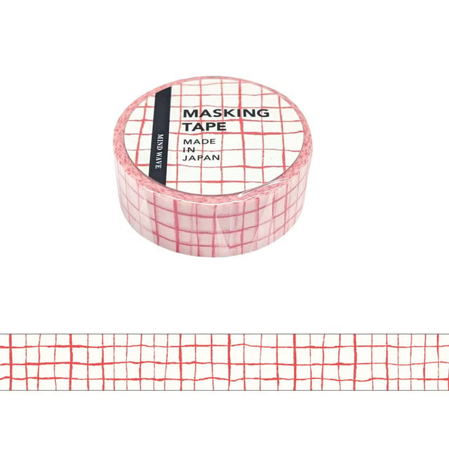 This is a standard masking tape with a width of 15 mm.
The lineup has increased to the popular plaid pattern.


Width 15mm × Length 5m
Material: Washi paper
Includes 1 roll of washi