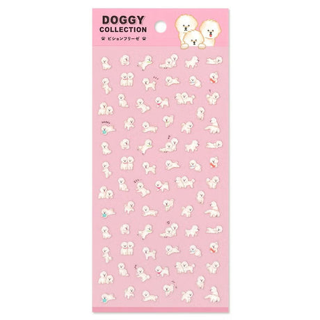 Mini stickers with a dog theme for all dog lovers are now available in a rich lineup!
Each expression and pose is exactly on point.

• This package includes 1 sheet of sticker
• Material: Transparent PET
• Package measures approx. 8" x 3.5"
• Made in Japan