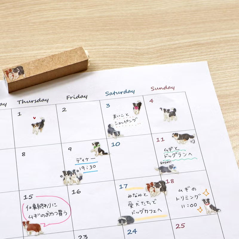 Mini stickers with a dog theme for all dog lovers are now available in a rich lineup!
Each expression and pose is exactly on point.

• This package includes 1 sheet of sticker
• Material: Transparent PET
• Package measures approx. 8" x 3.5"
• Made in Japan