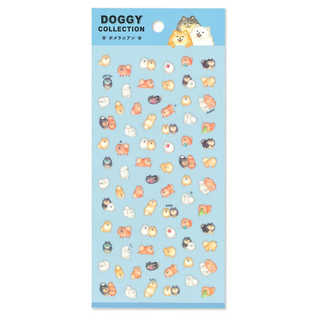 Mini stickers with a dog theme for all dog lovers are now available in a rich lineup!
Each expression and pose is exactly on point.

• This package includes 1 sheet of sticker
• Material: Transparent PET
• Package measures approx. 8" x 3.5"
• Made in Japan