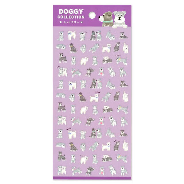 Mini stickers with a dog theme for all dog lovers are now available in a rich lineup!
Each expression and pose is exactly on point.

• This package includes 1 sheet of sticker
• Material: Transparent PET
• Package measures approx. 8" x 3.5"
• Made in Japan