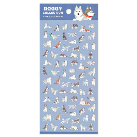 Mini stickers with a dog theme for all dog lovers are now available in a rich lineup!
Each expression and pose is exactly on point.

• This package includes 1 sheet of sticker
• Material: Transparent PET
• Package measures approx. 8" x 3.5"
• Made in Japan