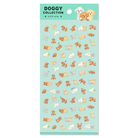 Mini stickers with a dog theme for all dog lovers are now available in a rich lineup!
Each expression and pose is exactly on point.

• This package includes 1 sheet of sticker
• Material: Transparent PET
• Package measures approx. 8" x 3.5"
• Made in Japan