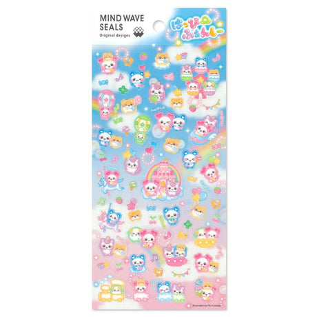 Mini-sized stickers featuring a group of adorable animals having fun!

• This package includes 1&nbsp;sheet of sticker
• Material: Transparent PET
• Package measures approx. 8" x 3.5"
• Made in Japan
