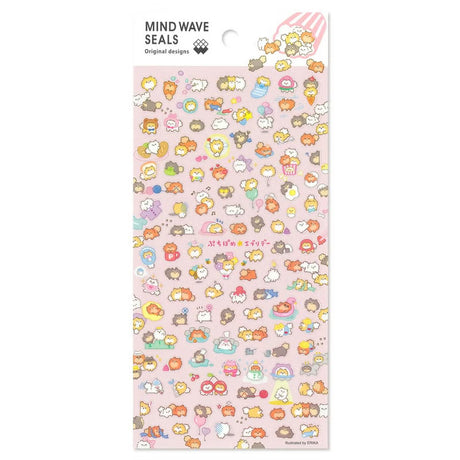 Mini-sized stickers featuring adorable everyday moments that can be captured and recorded in your own journal!

• This package includes 1 sheet of sticker
• Material: Transparent PET
• Package measures approx. 8" x 3.5"
• Made in Japan